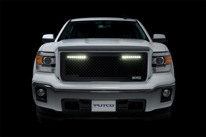 Putco 2015-2017, GMC Sierra HD - Lighted (Qty 2, 10" Luminix Light bars) 270535BL Photo - Mounted