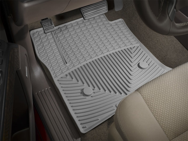 WeatherTech WT Rubber Mats - Front - Grey Floor Mats Floor Mats - Rubber main image