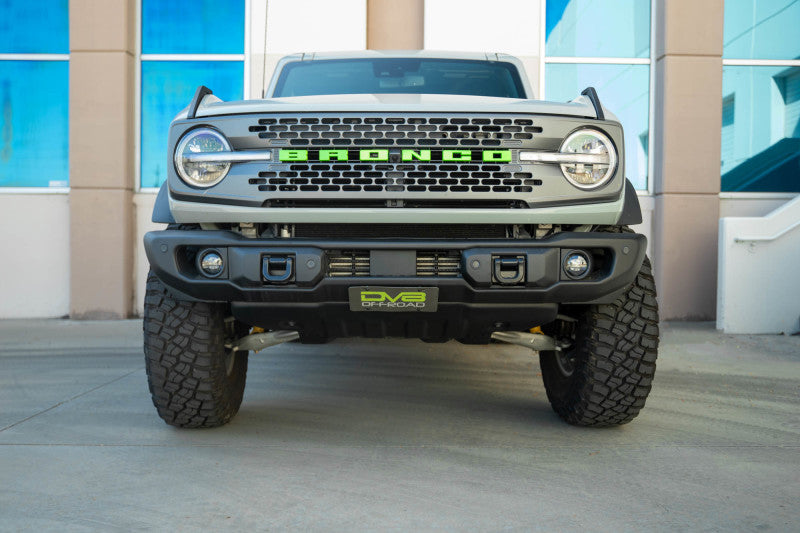 DV8 Offroad 2021 Ford Bronco Capable Bumper Slanted Front License Plate Mount LPBR-05 LPBR-05 Photo - Unmounted