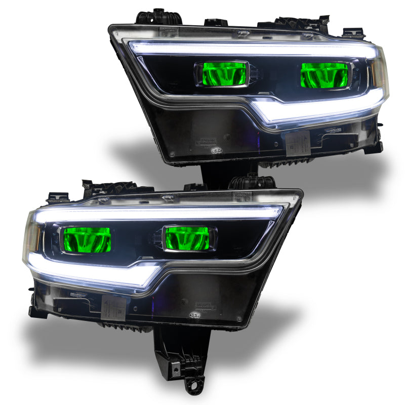 ORACLE Lighting Oracle 19-21 RAM 1500 RGB Headlight Demon Eye Kit - LED Projector - ColorSHIFT w/o Controller 1456-334 1456-334 Photo - out of package