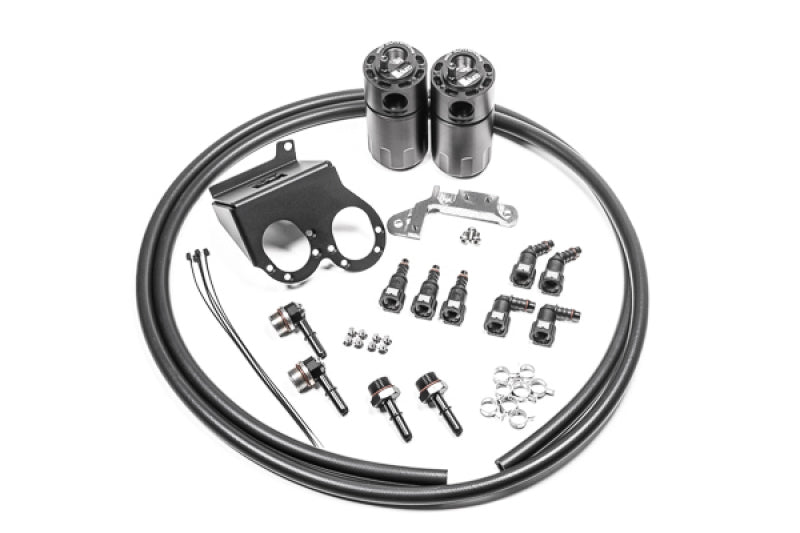 Radium Engineering Radium 14-19 Chevrolet Corvette LT1 CCV Fluid Lock Dual Catch Can Kit 20-0986-FL 20-0986-FL Photo - Primary