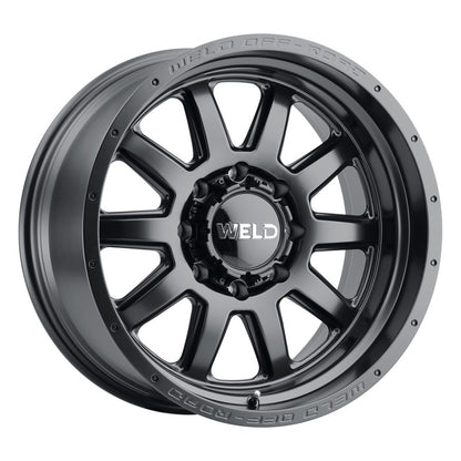 Weld Off-Road W101 20X9.0 Stealth 8X180 ET00 BS5.00 Satin Black 124.3 W10109018500 W10109018500 Photo - Primary