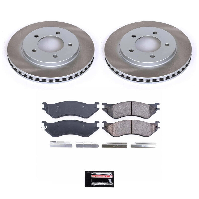 PowerStop Power Stop 98-02 Lincoln Navigator Front Semi-Coated Rotor Kit SC1869 SC1869 Photo - Primary