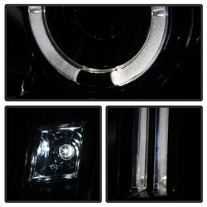Spyder GMC Yukon 07-14/Yukon Denali 07-14 Projector Headlights LED Halo LED Smke PRO-YD-GY07-HL-SM 5029348 5029348 Photo - Unmounted