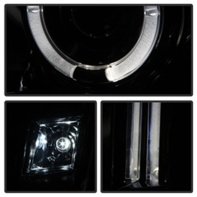 Spyder GMC Yukon 07-14/Yukon Denali 07-14 Projector Headlights LED Halo LED Smke PRO-YD-GY07-HL-SM 5029348 5029348 Photo - Unmounted