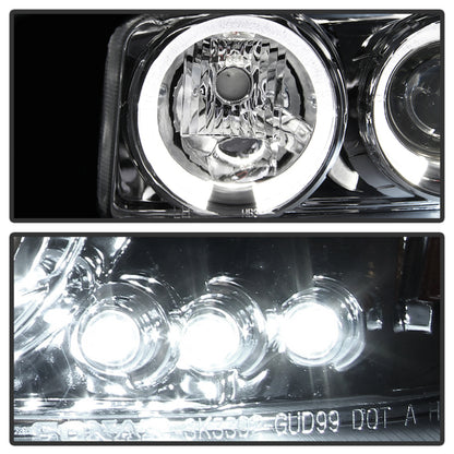 Spyder GMC Sierra 1500/2500/3500 99-06 Projector Headlights LED Halo LED Chrome PRO-YD-CDE00-HL-C 5009364 5009364 User 1