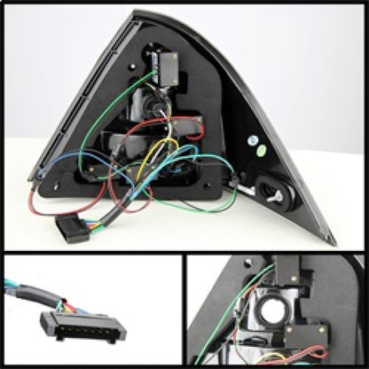 Spyder Mercedes Benz W203 C-Class 05-07 4DR Sedan LED Tail Lights Smoke ALT-YD-MBZC05-LED-SM 5069986 5069986 Photo - Unmounted