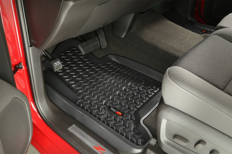 Rugged Ridge 2014-2018 GMC Sierra 1500 Front Black Floor Liner 82901.04 82901.04 Photo - Mounted