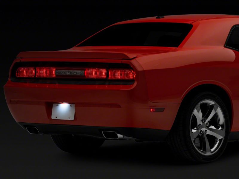 Raxiom 08-14 Dodge Challenger Axial Series LED License Plate Lamp CH7126 CH7126 Photo - Close Up
