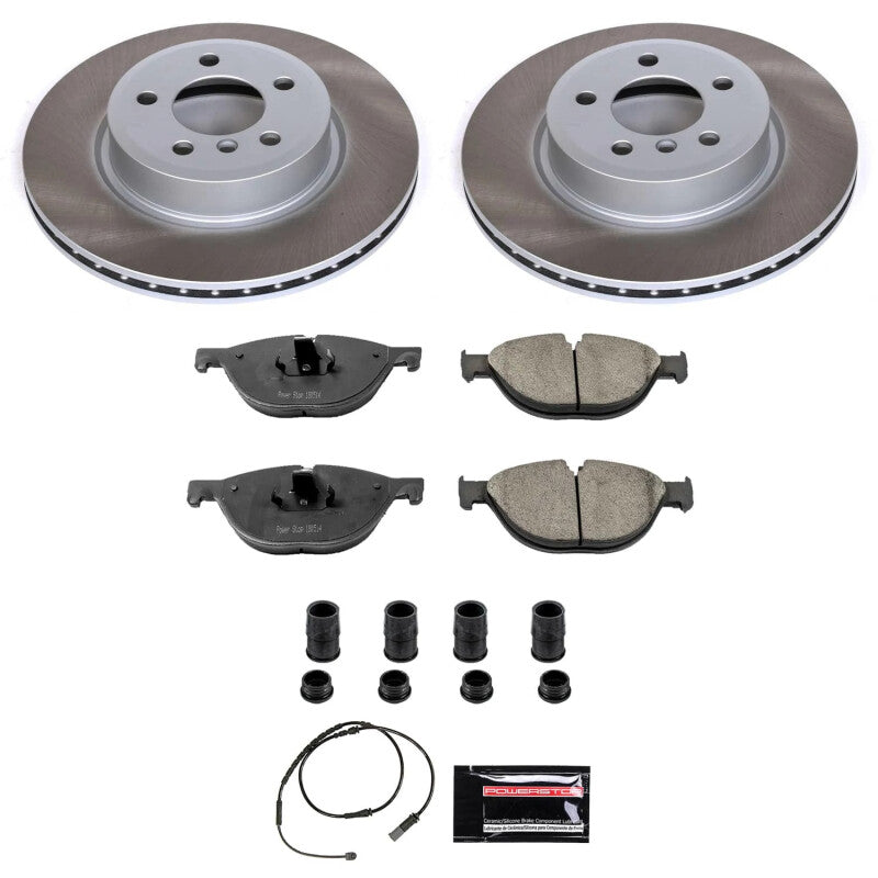 PowerStop Power Stop 12-13 BMW 528i Front Semi-Coated Rotor Kit SC7162 SC7162 Photo - Primary