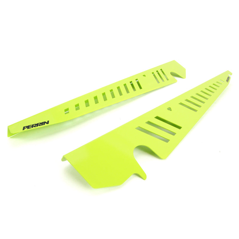 Perrin 2015+ Subaru WRX/STI Fender Shroud Set - Neon Yellow PSP-ENG-550NY PSP-ENG-550NY Photo - Primary