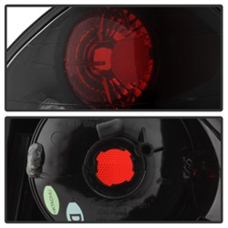 Spyder Hyundai Santa Fe 01-06 (01-04 Model use 3 Bulbs only)Euro Tail Lights Blk ALT-YD-HYSF01-BK 5005359 5005359 Photo - Unmounted