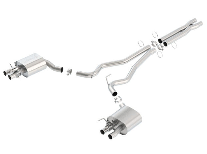 Borla 15-16 Ford Mustang Shelby GT350 5.2L ATAK Cat Back Exhaust (Uses Factory Valence) 140684 140684 Photo - Primary