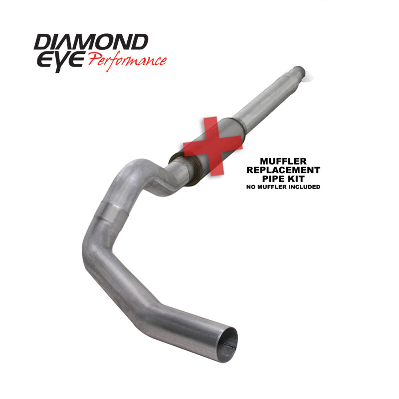 Diamond Eye Performance Diamond Eye KIT 5in CB MFLR RPLCMENT PIPE SGL AL: 94-97 FORD 7.3L F250/F350 PWRSTROKE K5316A-RP K5316A-RP Photo - Primary