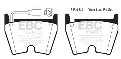 EBC 2018+ Audi TT RS Quattro 2.5L Turbo Bluestuff Front Brake Pads DP51513/3NDX DP51513/3NDX Photo - Primary
