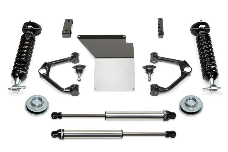 Fabtech 4" Budget UCA System w/ Front Dirt Logic 2.5 Coilovers & Rear Dirt K1060DL Photo - Primary