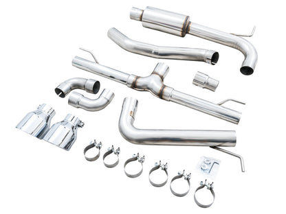 AWE Tuning AWE 2022 VW GTI MK8  Track Edition Exhaust - Chrome Silver Tips 3020-32658 3020-32658 Photo - out of package
