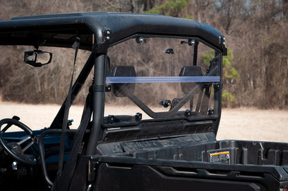 Seizmik 16-23 Can Am Defender HD5-HD10/MAX Rear Windshield Folding Poly carb 50-32000KIT 50-32000KIT Photo - Primary