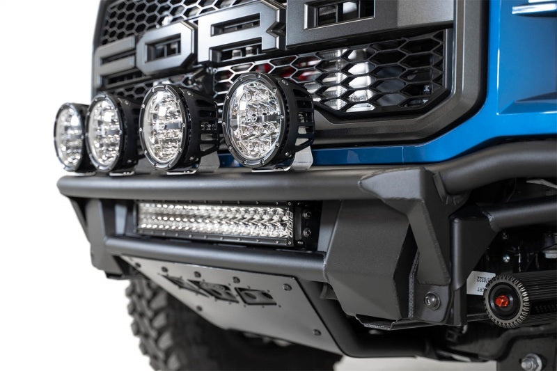 Addictive Desert Designs 17-20 Ford Raptor Pro Bolt-On Front Bumper - Hammer Black L1157021701NA L1157021701NA Photo - Primary