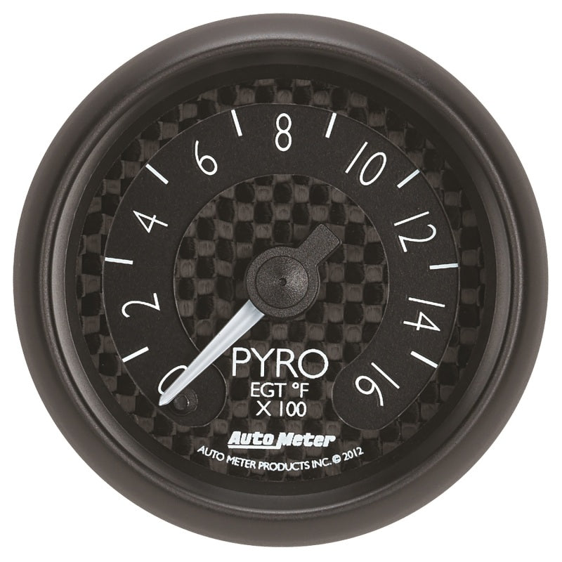 Autometer Gauge, Pyrometer (EGT), 2 1/16", 1600 deg. F, Digital Stepper Motor 8044 Photo - Primary