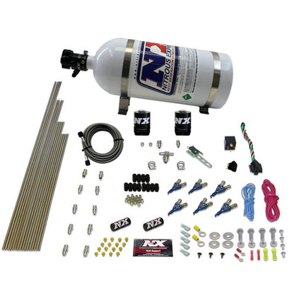 Nitrous Express V6AN Gasoline EFI Nitrous Kit (150-375HP) w/10lb Bottle 80006EFI-10 80006EFI-10 Photo - Primary