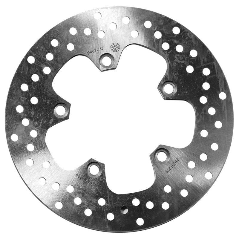 Brembo OE 04-08 Yamaha FZ6 600cc 245x5mm Brake Disc - Rear Fixed 68B407H3 68B407H3 User 1