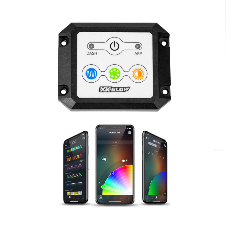 XKGLOW XK Glow Dash Surface Mount XKCHROME Controller Kit XK-CHROME-DM-KIT XK-CHROME-DM-KIT User 1
