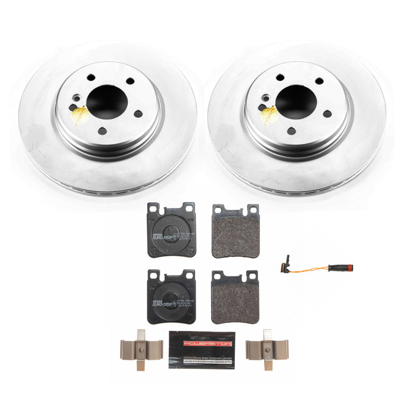 PowerStop Power Stop 01-04 Mercedes-Benz CLK55 AMG Rear Euro-Stop Brake Kit ESK6718 ESK6718 Photo - Primary