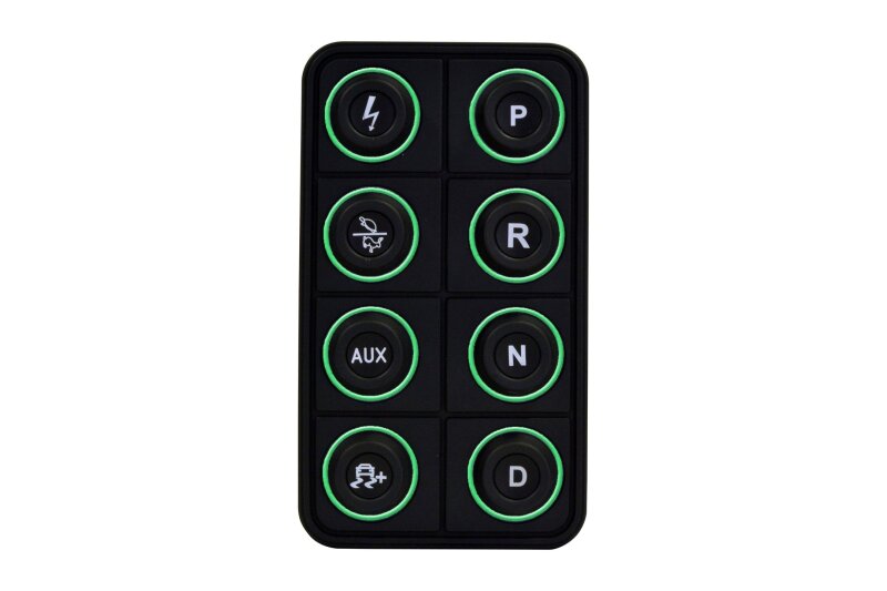 AEM EV 8 Button Keypad CAN Based Programmable Backlighting 30-8400 30-8400 Photo - out of package