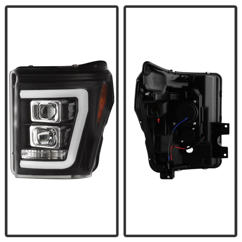 Spyder Ford F-250/F-350/F450 Super Duty 11-16 V2 Projector Headlights - Black (PRO-YD-FS11V2-LB-BK) 5084460 5084460 Photo - Unmounted