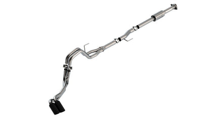 Borla F-150 2021 2.7L/3.5L 4dr CC SB EC STB Lari/King R/Plinum/LTD 3/2.25 DSE CB AK BLK CHR Tips 140872BC 140872BC User 1