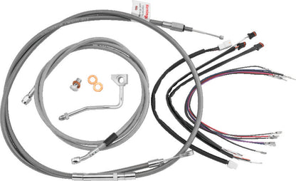 Burly Brand Gorilla Bar Control Kit 16in - Stainless Steel B30-1168 B30-1168 User 3