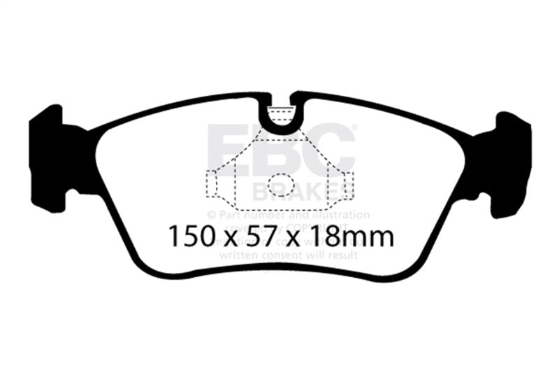 EBC Disc Brake Pad Set DP31211C Photo - Primary