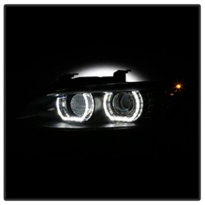 Spyder 08-10 BMW F92 3 Series Projector Headlights - LED DRL - Black (PRO-YD-BMWE9208-DRL-BK) 5085184 5085184 Photo - Unmounted