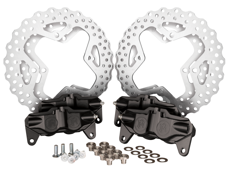 Performance Machine UTV Rock Deflector Spacer Kit - Black Ano 0224-3002-B 0224-3002-B Photo - Primary