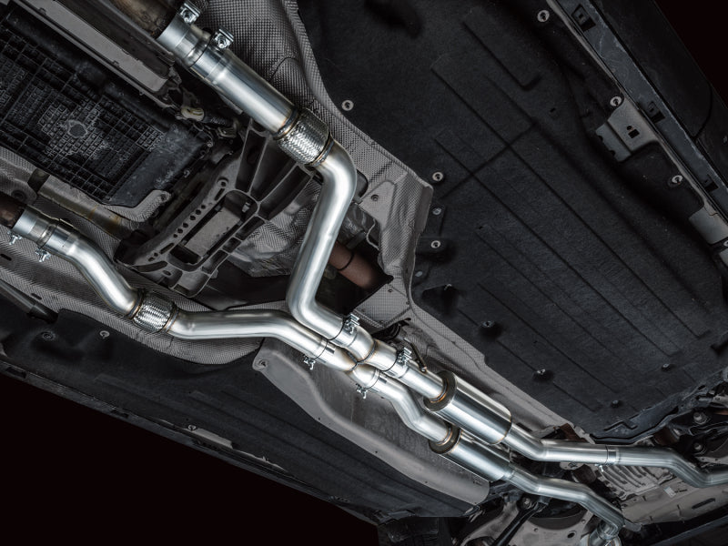 AWE Tuning 2020+ Ford Explorer ST Touring Edition Exhaust w/ Diamond Black Tips 3015-43625 3015-43625 Photo - Mounted