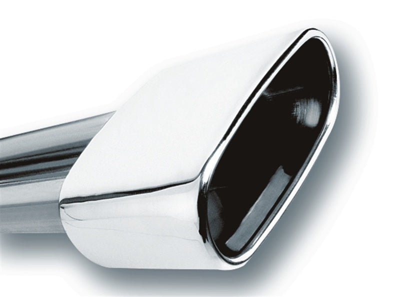 Borla 2.5in Inlet 6.69in x 3in Rectangular Rolled Angle Cut Single Inlet x 5.63in Long Exhaust Tip 20244 20244 Photo - Primary