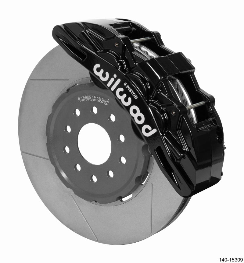 Wilwood SX6R Front Brake Kit 14in GT Slotted Black 05-13 Chevy Corvette 140-15309 140-15309 User 1