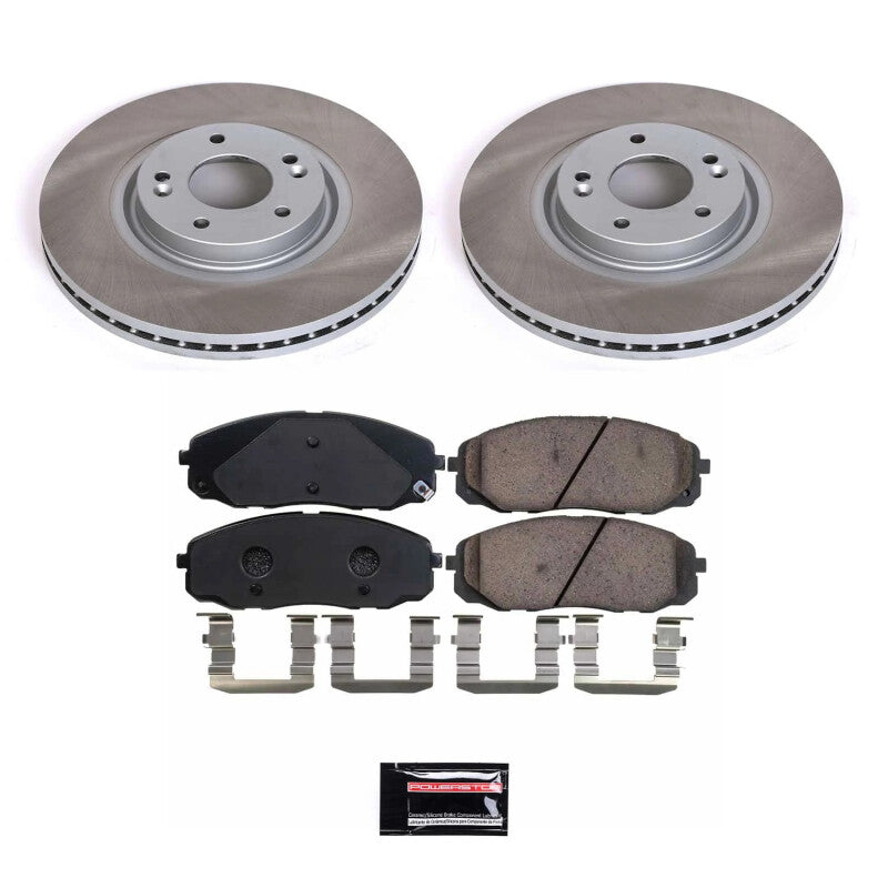 PowerStop Power Stop 15-21 Kia Sedona Front Semi-Coated Rotor Kit SC7218 SC7218 Photo - Primary