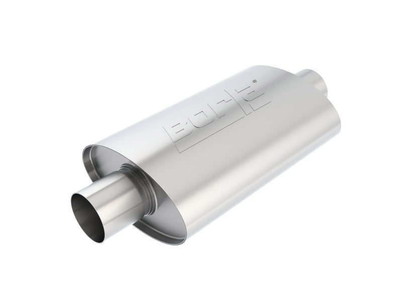 Borla XR-1 Racing Sportsman 2 1/2 inch Outlet / 2 1/2 inch Inlet 12in Case Oval Muffler 40941 40941 Photo - Primary