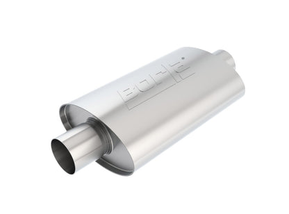 Borla XR-1 Racing Sportsman 2 1/2 inch Outlet / 2 1/2 inch Inlet 12in Case Oval Muffler 40941 40941 Photo - Primary