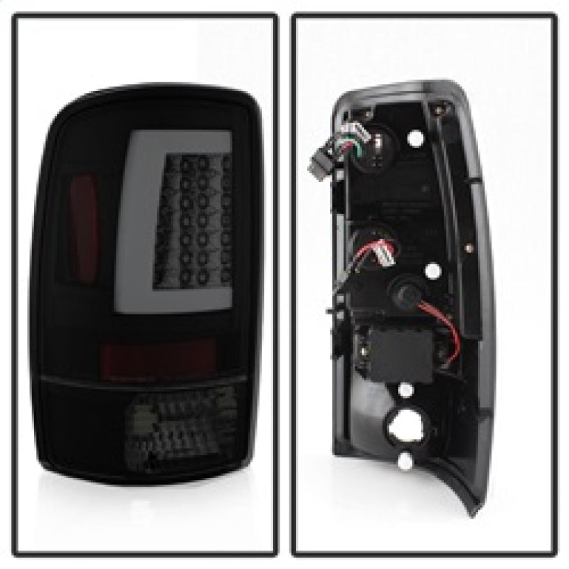 Spyder 00-06 GMC Yukon/Yukon XL V2 Light Bar LED Tail Lights - Blk Smoke (ALT-YD-CD00V2-LBLED-BSM) 5084156 5084156 Photo - Unmounted