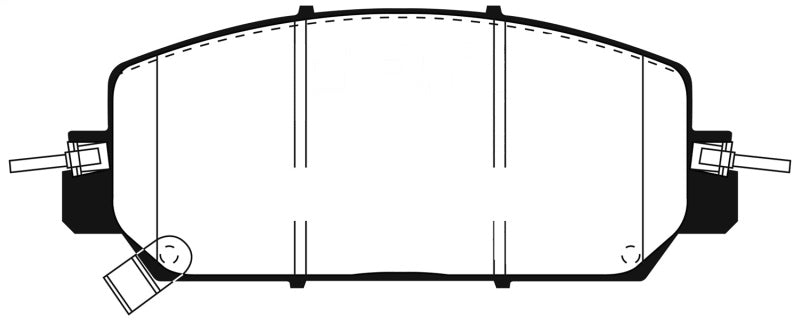 EBC 2017+ Honda CR-V 1.5L Turbo Yellowstuff Front Brake Pads DP43084R DP43084R Photo - Primary