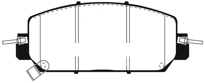 EBC 2017+ Honda CR-V 1.5L Turbo Ultimax2 Front Brake Pads UD2036 UD2036 Photo - Primary