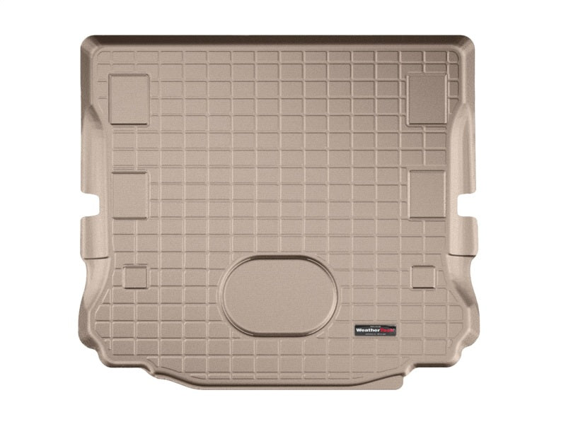 WeatherTech 2015+ Jeep Wrangler Cargo Liner - Tan (Works w/Alpine Premium 9-Speakers) 411055 411055 Photo - Unmounted