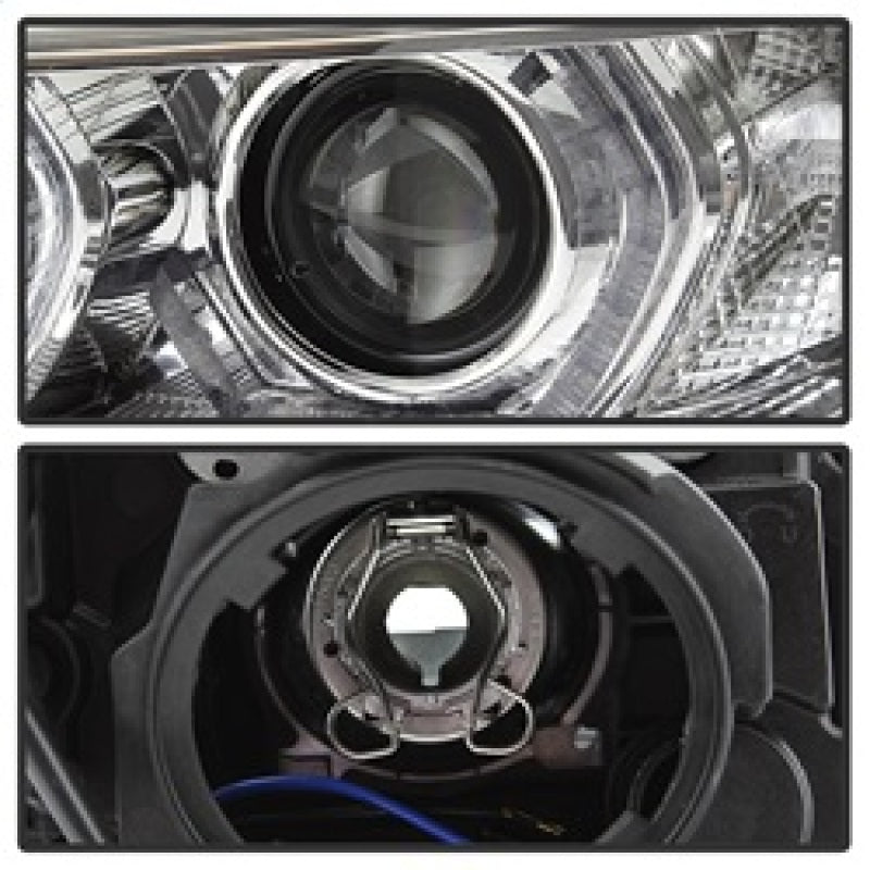 Spyder 12-14 BMW F30 3 Series 4DR Projector Headlights - LED DRL - Chrome (PRO-YD-BMWF3012-DRL-C) 5084354 5084354 Photo - Unmounted