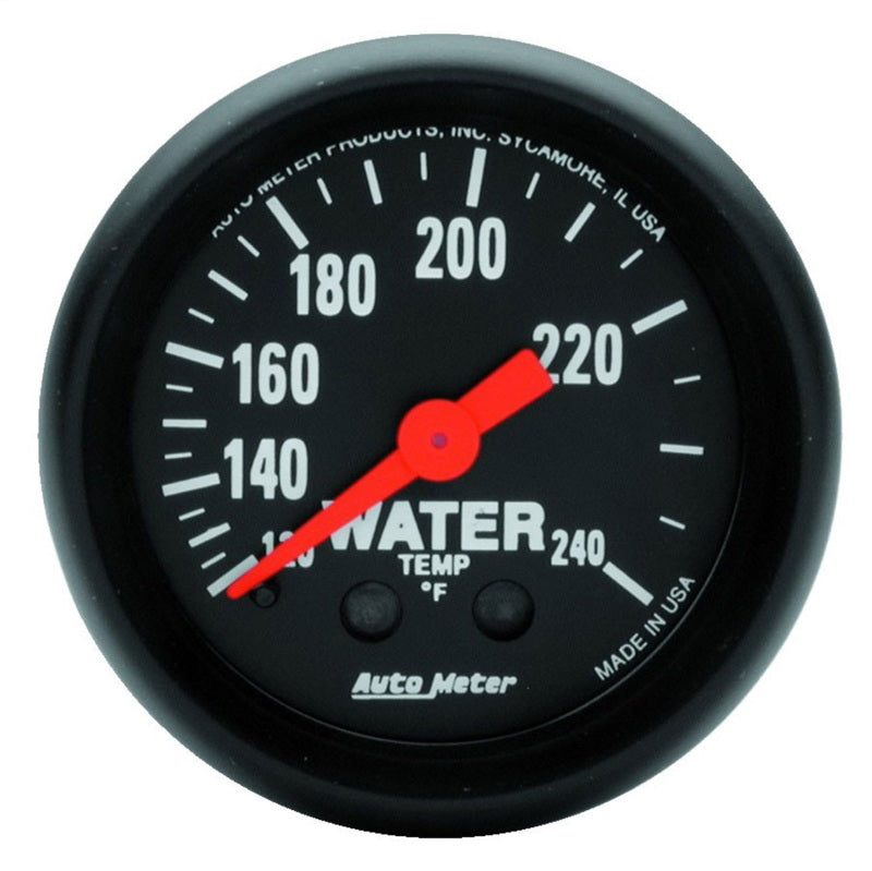 Autometer Water Temp, 2 1/16", 120-240 Deg F, Mechanical, Z-Series 2607 Photo - Primary