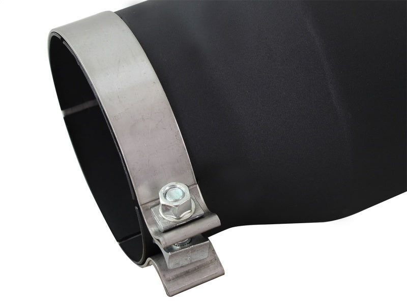 aFe MACH Force-Xp 5in 409 Stainless Steel Exhaust Tip: 5 In x 7 Out x 12L 49T50702-B12 Photo - Unmounted