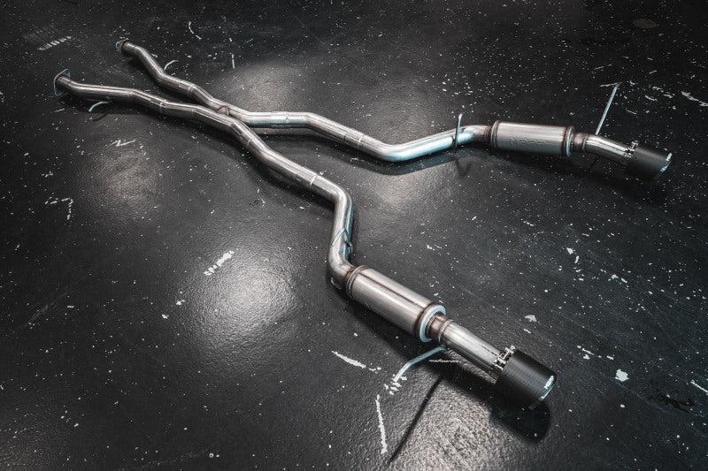 MBRP 18-23 Dodge Durango SRT 6.4L Armor Lite AL Steel 3in Cat Back Exhaust Dual Rear Exit w/ SS Tips S5105AL S5105AL Photo - Unmounted