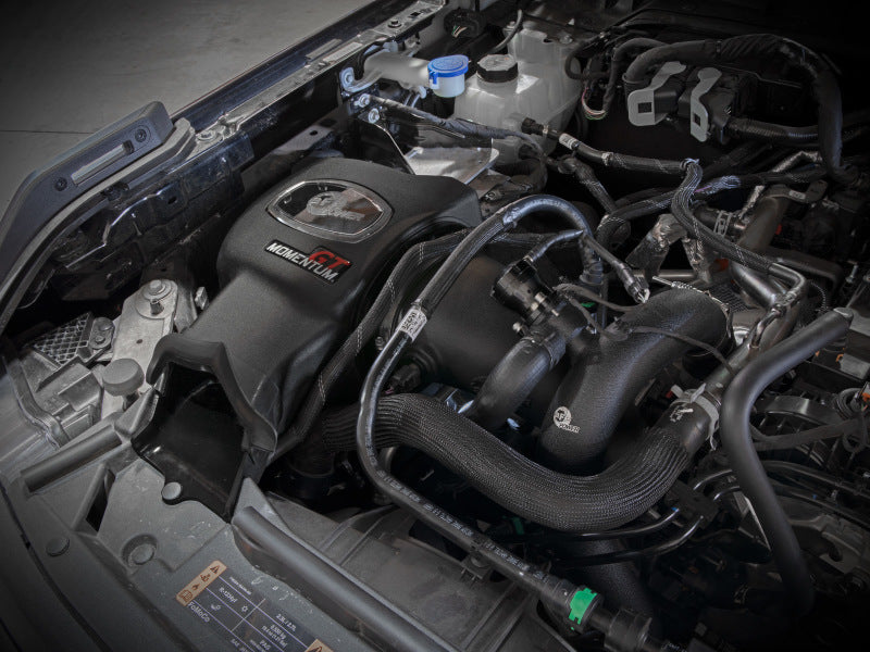 aFe POWER Momentum HD Cold Air Intake System w/ Pro Dry S Media 2021+ Ford Bronco 2.3L (t) 50-70082D 50-70082D Photo - Mounted
